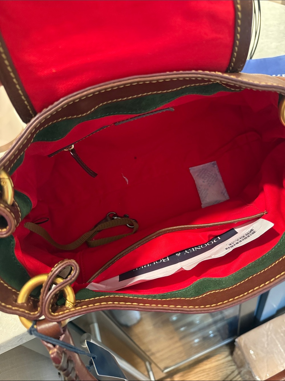 Dooney & Bourke Florentine Flap Satchel - Picture 6 of 7